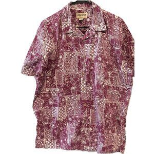 Cooke Street Honolulu Purple Hawaiian Shirt Men’s XL Cotton
